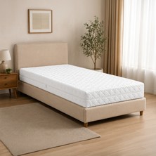 Homefy Softy Ortopedik Sünger Yatak - 20 cm Kalınlık - 22 Dns Yaysız Fermuarlı Yıkanabilir Kılıflı Yatak (90X190 Cm)