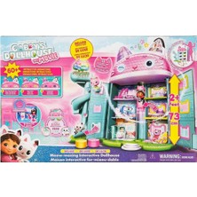 İK-AL S00008891 Sun-Spm-Fi̇gür Oyun Set Gabby S Dollhouse Deluxe Bebk Evi̇ Ses Işik Gabb