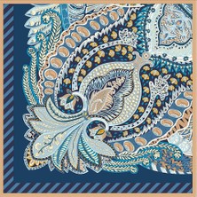 Deserto Fashion İPEK TWİLL EŞARP 2026 Avantgarde serisi  %100 İpek   90x90
