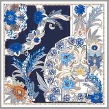 Deserto Fashion İPEK SATEN EŞARP 2026 Avantgarde serisi  %100 İpek   90x90