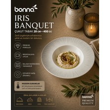 Iris Banquet Çukur Tabak 28 cm 400 cc