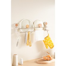 Iki Katlı Vakumlu Çok Amaçlı Askılık – 60 x 21 cm