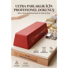 Belirtilmemiş Kırmızı Cila 50GR Altın & Gümüş Için Son Kat Ayna Parlaklığı 723046