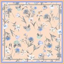 Deserto Fashion İPEK SATEN EŞARP 2026 Avantgarde serisi  90x90