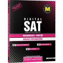 Metropol Yayınları DIGITAL SAT MATHEMATICS - PART 1 (NEW EDITION)(SUBJECT EXPLANATIONS)