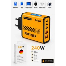 Fürtger 3 Type-C + 2 Usb-A Toplam 5 Çıkışlı + 20W Şarj Aleti