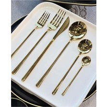 Empressco Dmr Life Hayal Model 36 Parça Titanyum Gold Çatal Kaşık Bıçak Takımı