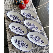 Empressco 6'lı Oval Kahvaltı Tabağı Seti - Şık ve Kullanışlı Tasarım