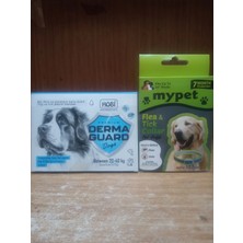 Hobi Derma Guard Köpekler Için Bit Pire Önleyici Cilt Bakım Damlası 20-40 kg 3 ml x 4 Adet+mypet köpek pıre tasması
