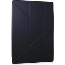 Akıllı Bayi Samsung Galaxy X910 Tab S9 Ultra 14.6 Kılıf Kalemlikli Mars Tablet Kılıfı - Lacivert