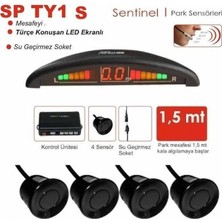 Sentinel Park Sensörü Türkçe Konuşan LED Ekranlı Siyah