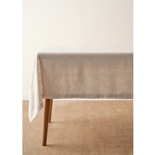 Bella Maison Miva Simli Masa Örtüsü Gümüş (150X250 Cm)
