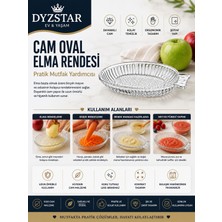 Empressco Çok Amaçlı Cam Elma Rendeği, Meyve ve Sebze Rendeği, Dayanıklı ve Pratik