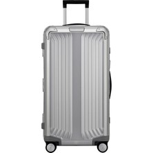 Samsonite Lite Box Alu - Gümüş 74/27 Dikey Büyük Boy Valiz