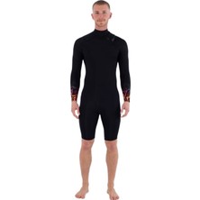 Hurley Air 22 Mm Bubble Ls Springsuit Erkek Siyah Fullsuit