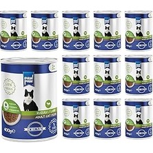 Uravas Store Pawpaw Yetişkin Kedi Kuzulu ve Jöleli Konserve Mama 400 gr x 12 Adet