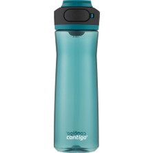 Contigo Cortland Pro Tek El Bas Iç Kapaklı Su Matarası 720ML 2145027 Turkuaz