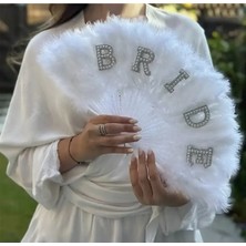Mini Parti Mini Party Store Bride Tüylü Yelpaze