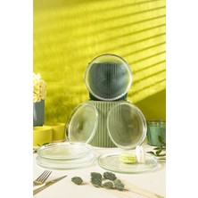 Empressco 6'lı Natürel Pasta Tabağı Seti, 16 Cm, Şık ve Kullanışlı Tasarım