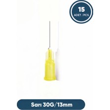 Genject 30G (0.82MM.), 13MM, Sarı Enjektör Ucu 15 Ad./pkt.