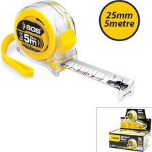 Belirtilmemiş 12 Adet 5mt x 25MT Şeffaf Stoplu Şeri̇t Metre (5047)