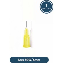Genject 30G (0.82MM.), 6mm, Sarı Enjektör Ucu 1 Ad./pkt.