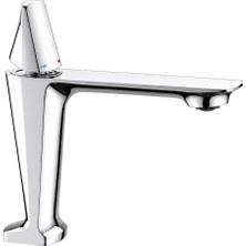 Dellora Vıta Kısa Lavabo Bataryası Parlak Krom