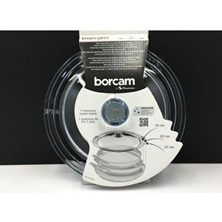 Empressco Şeffaf Cam Kapağı 18-20-22 Cm, Pratik ve Güvenli Saklama Için