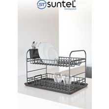 Empressco Katlanabilir Iki Katlı Çok Amaçlı Tabaklık, Pratik ve Şık Tasarım