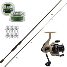 Okuma Outrax 4000 - Remixon Doubleblack 240CM 20-40GR Spin Olta Seti