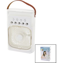 Belirtilmemiş 3in1 Hava Nemlendi̇rme - Fan - Gece Lambasi Masa Üstü Buzlu Vanti̇latör 360 Derece USB Şarj 3kademe H