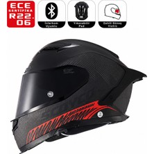 Scoyco FF871 Freedom Motosiklet Kaskı Spoiler Mod Full Face Kask