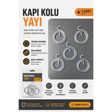 Teknikyay Kapı Kolu Yayı 10 Adet Ergonomik Tasarım ve Çelik Tel Malzeme ile Güvenli Kullanım