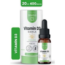 Erbatab Vitamin D3 Kids 20 ml 400 IU Damla