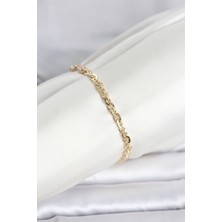 Kentex Mey Ithalat® cm 14K Gold Renk Zincir Model Kadın Bileklik