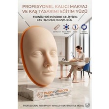 Kentex Mey Ithalat® 3D Kalıcı Makyaj Pratik Yüzü, Silikon Microblading Kaş Dudak Eğitim Mankeni 723165