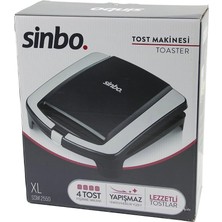 Belirtilmemiş Xl  Elektri̇kli̇ Tost Maki̇nesi̇   4 Tost   Yapişmaz Yüzey   1500W  SSM-2550 (5047)