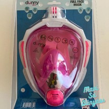 Premini Pembe ve Mavi Full Face Maske Şnorkel Seti L/xl - Su Macerası Keyfi
