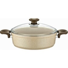 Empressco Saçtan Granit Tava, 22 Cm, Sağlam ve Şık Tasarım