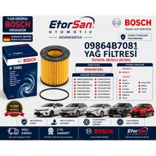 Bosch Orijinal 09864B7081 04152B1010000 Yağ Filtresi Toyota Uyumlu