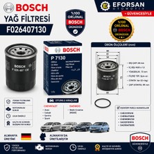Bosch Orijinal F026407130 25181616 Yağ Filtresi Chevrolet Daewoo Uyumlu