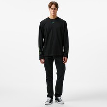 Karl Kani Small Signature Tribal Uzun Kollu Erkek Siyah T-Shirt