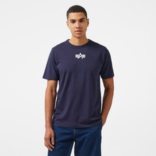 Alpha Industries Born Of Purpose Unisex Mavi T-Shirt