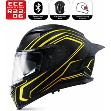 Scoyco FF871 Flash Motosiklet Kaskı Spoiler Mod Full Face Kask