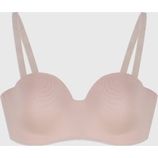 Velina Secret Lotus Cup Balenli Desteksiz Straplez Toparlayıcı Sütyen - Ten