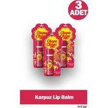 Chupa Chups Dudak Bakım Kremi 3.2 gr - Karpuz 3 Adet