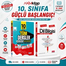 Akm Kitap Evrensel Iletişim 10. Sınıf Tüm Dersler Konu Özetli Maarif Model ve Akm Dil Bilgisi Soru Bankası Seti 2 Kitap
