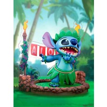 Lilo And Stitch - Stitch Hula Dance Figür, Super Figure Collection Mini Scene Series