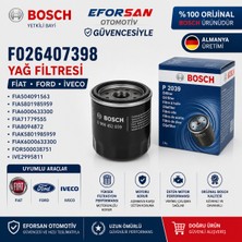 Bosch Orijinal F026407398 504091563 Yağ Filtresi Fiat Ford Iveco Uyumlu