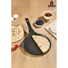 Empressco Vento Döküm Granit Kaplama 26 cm Krep Tavası, Şık ve Dayanıklı Tasarım